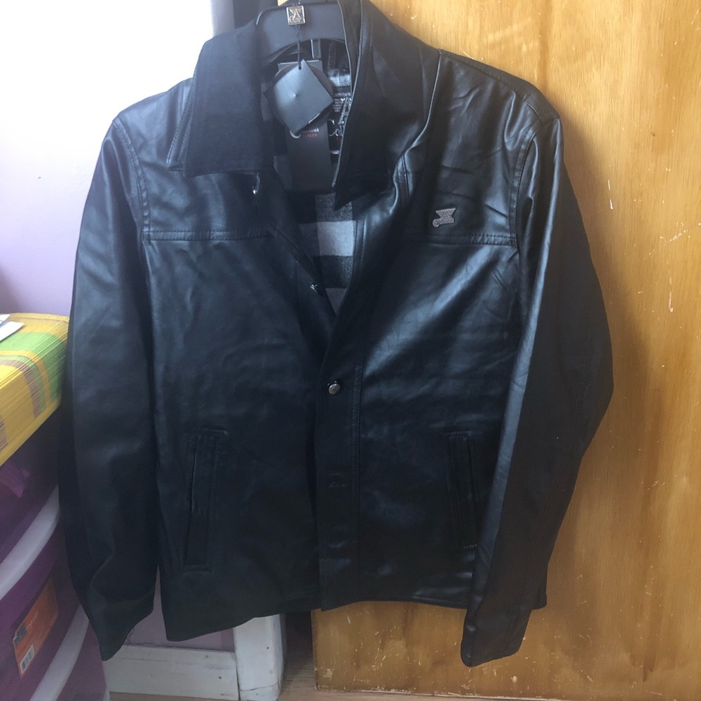 Mens leather jacket